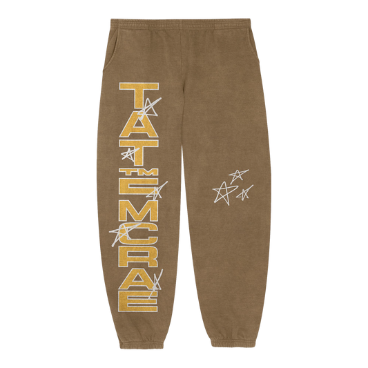 Stars Brown sweatpants