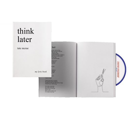 THINK LATER Lyric Book with CD